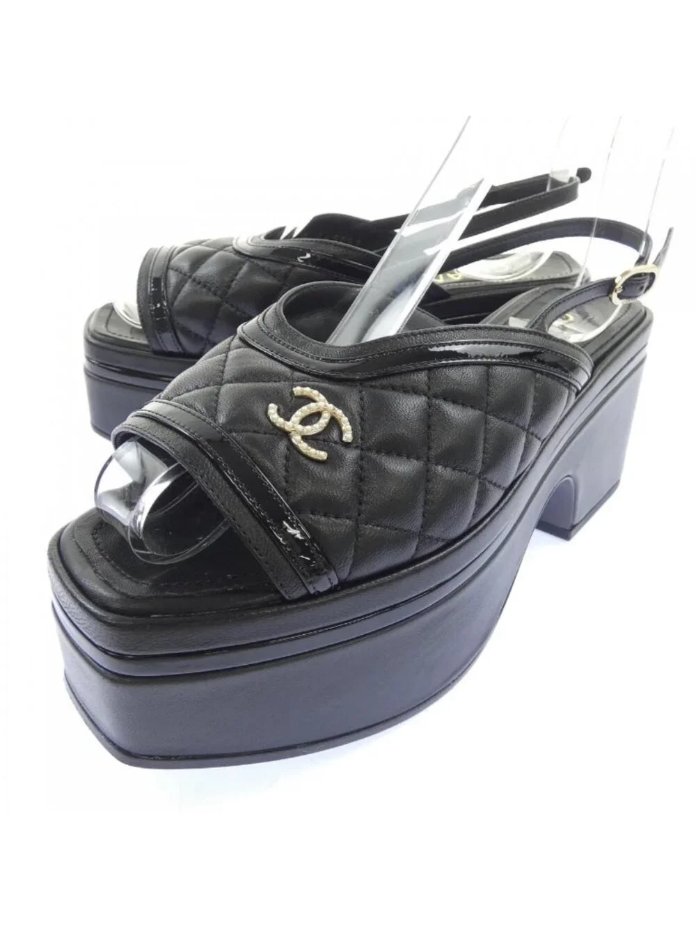 Chanel Sandals Black
